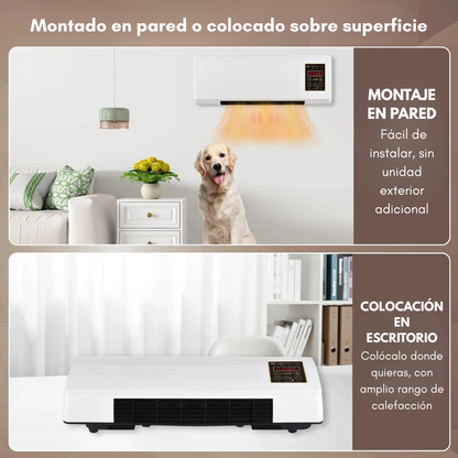 CALEFACTOR DE PARED — Potencia Inteligente 2-en-1 para tu hogar