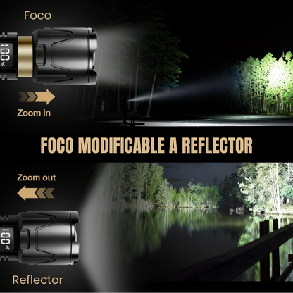 LINTERNA DE DEFENSA PERSONAL CON TASER ELECTRICO – Iluminación extrema, alcance superior y seguridad en cada momento