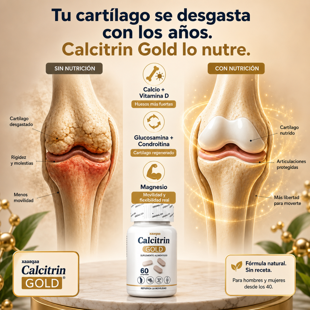 CALCITRIN GOLD – Apoyo para huesos y articulaciones