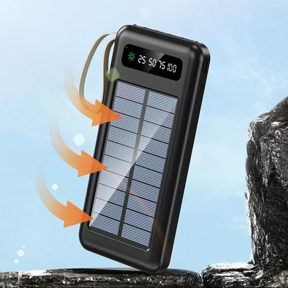 POWER BANK CARGA SOLAR 10000 – Energía portátil, autonomía total y carga en cualquier lugar