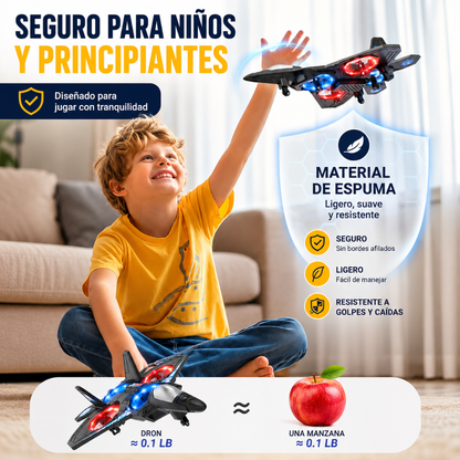AVION DE CONTROL REMOTO – Giros extremos, maniobras 360° y diversión sin límites en el aire