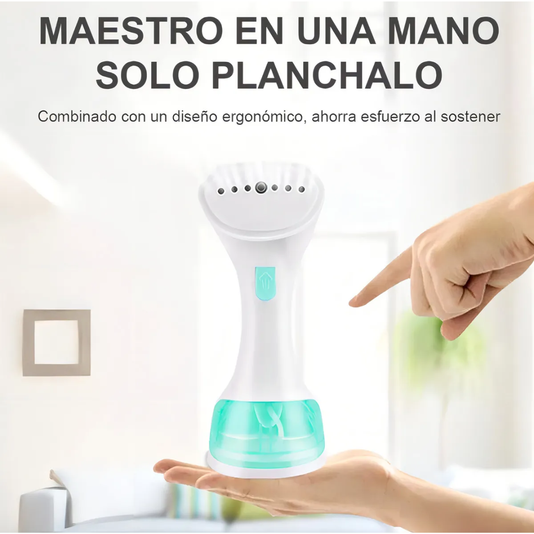PLANCHA A VAPOR — Ropa lista en minutos, sin tabla ni esfuerzo