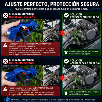 CANDADO MANILLAR – Seguridad resistente para tu moto