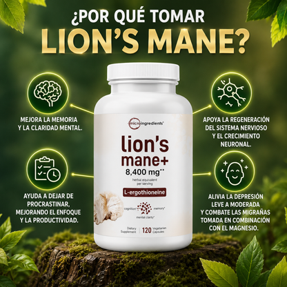 LION’S MANE - Memoria y enfoque diario