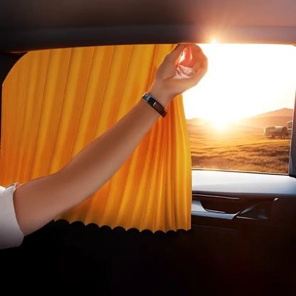 PAR DE CORTINAS PARA AUTO – Protección solar, privacidad y confort en cada viaje