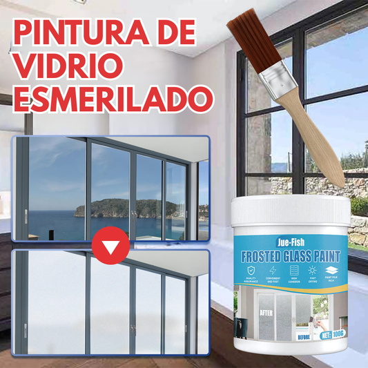 PINTURA PARA VIDRIO ESMERILLADO – Privacidad total sin perder luz ni estilo