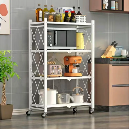 ESTANTE PLEGABLE AJUSTABLE — Más espacio en segundos, sin herramientas y sin ocupar lugar cuando no lo necesitas