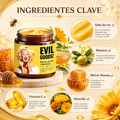 EVIL GOODS – Hidratación natural para rostro y piel con acabado suave y nutritivo