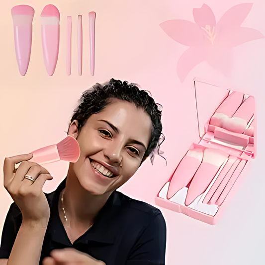 SET DE BROCHAS PARA MAQUILLAJE – Aplicación precisa, acabado profesional y maquillaje perfecto
