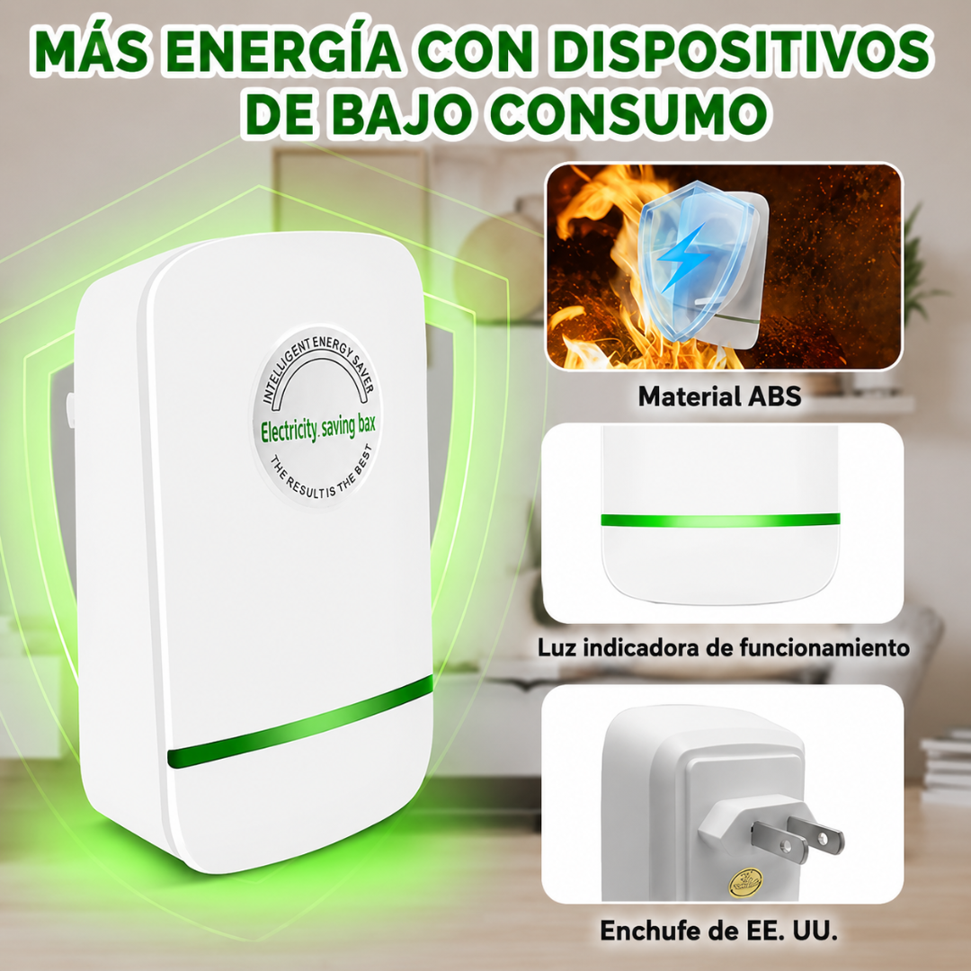 AHORRADOR DE ENERGÍA – Optimiza el consumo eléctrico y reduce el desperdicio de energía en tu hogar