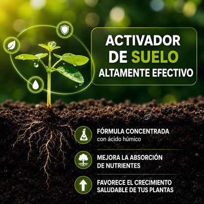VIRESTA SOIL ACTIVATOR – Suelo fértil, plantas vigorosas