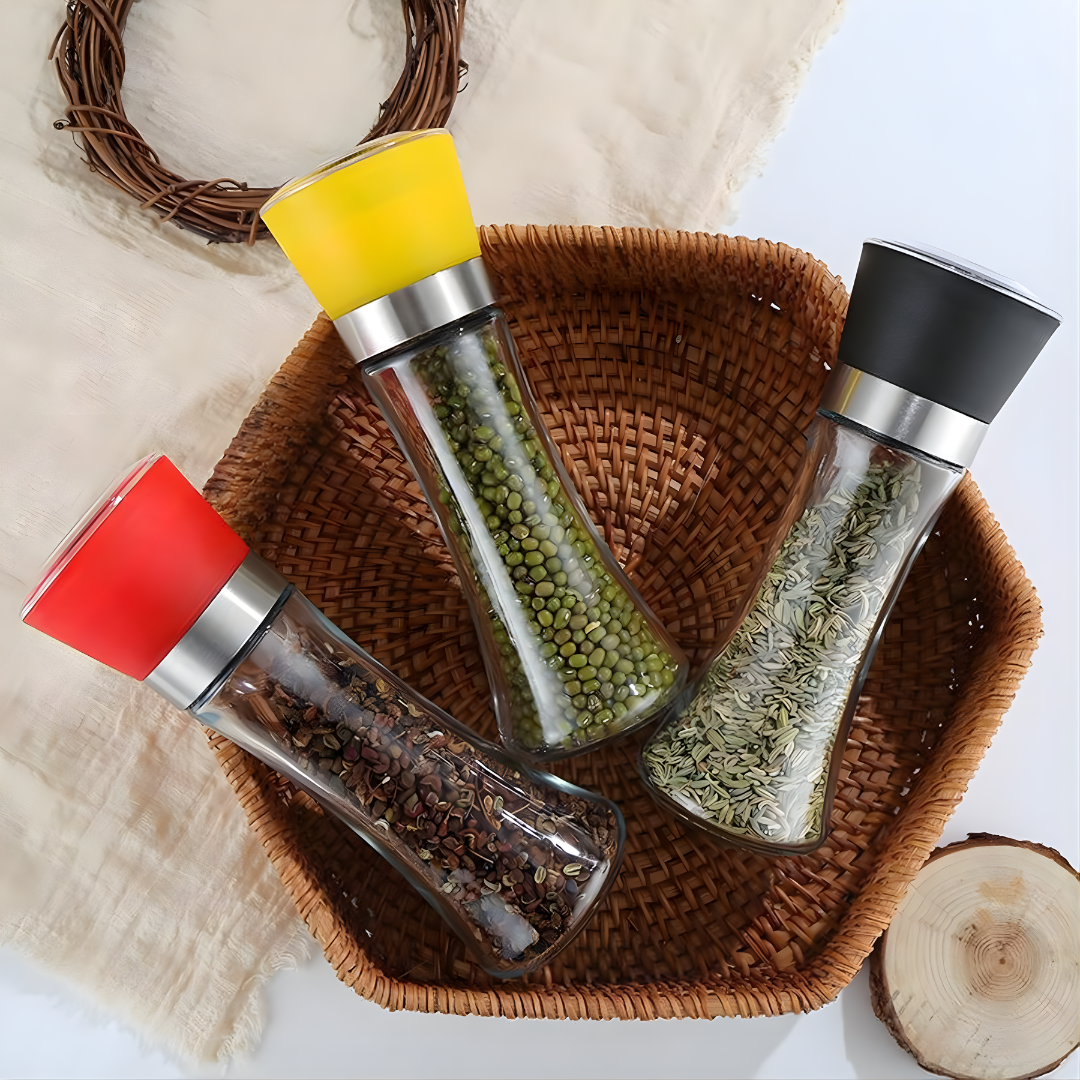 MOLINILLO DE SAL O PIMIENTA – Sabor recién molido, control perfecto y estilo en tu mesa