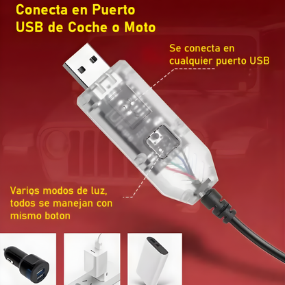 LUCES LED OJOS — El toque que convierte un carro normal en uno que la gente voltea a ver