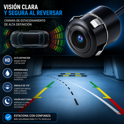 CÁMARA DE SEGURIDAD AUTOMOTRIZ – Reversa segura y sin golpes