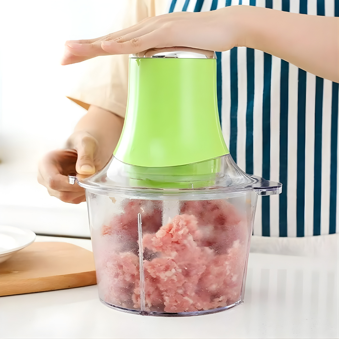 PROCESADOR DE ALIMENTOS VERDE – Preparación rápida, corte uniforme y cocina sin esfuerzo