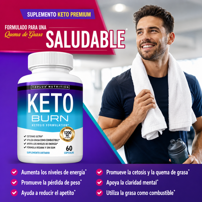 KETO BURN TOPLUX SUPLEMENTO – Apoyo keto para energía diaria