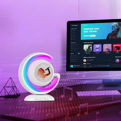 KARAOKE PORTÁTIL CON LUCES LED – Diversión en casa, sonido envolvente y shows que iluminan cada momento