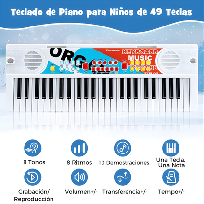 PIANO ELECTRÓNICO Q-937 – Aprende, crea y disfruta la música desde cualquier lugar
