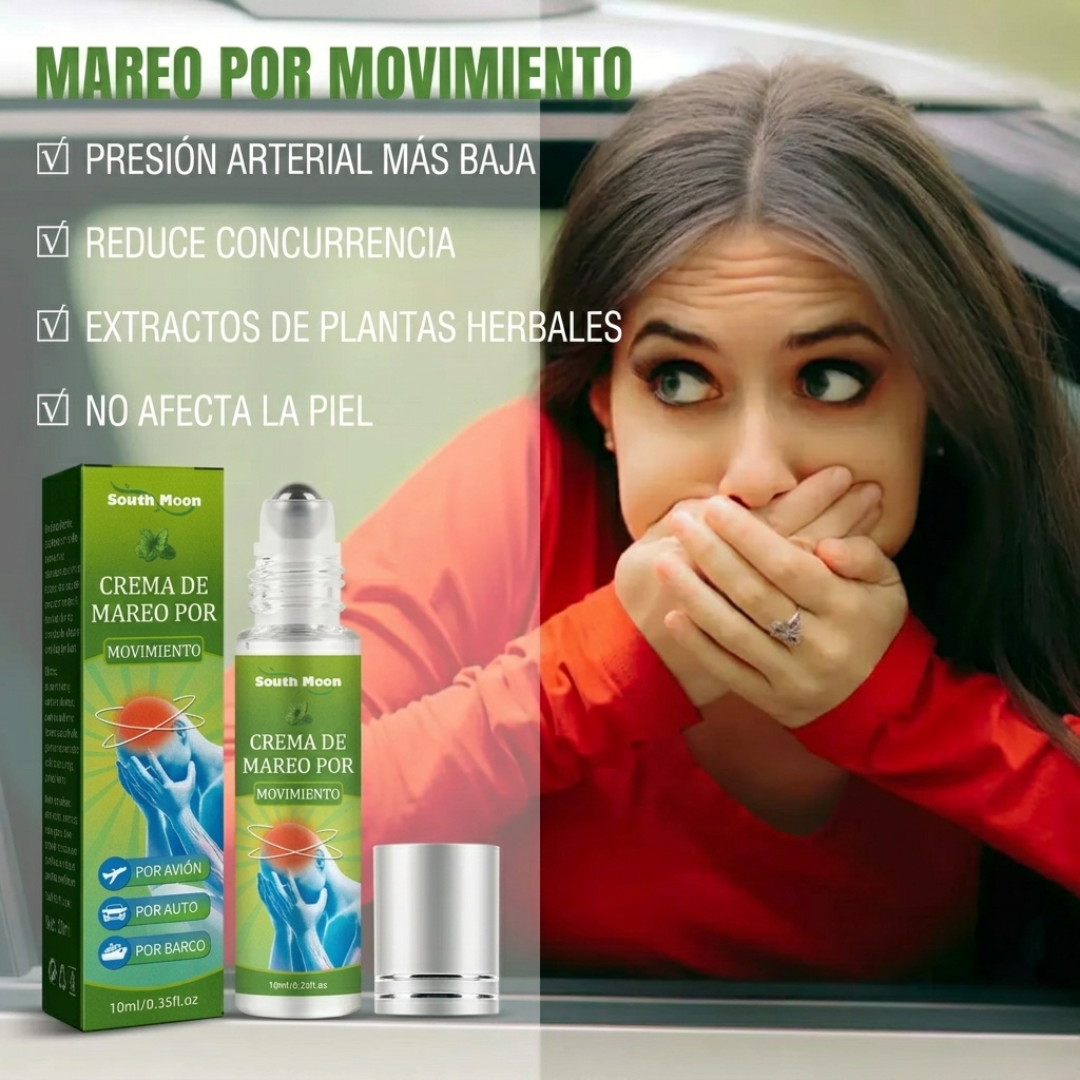 ROLLON PARA MAREOS — Alivio rápido para mareos, náuseas y vértigo