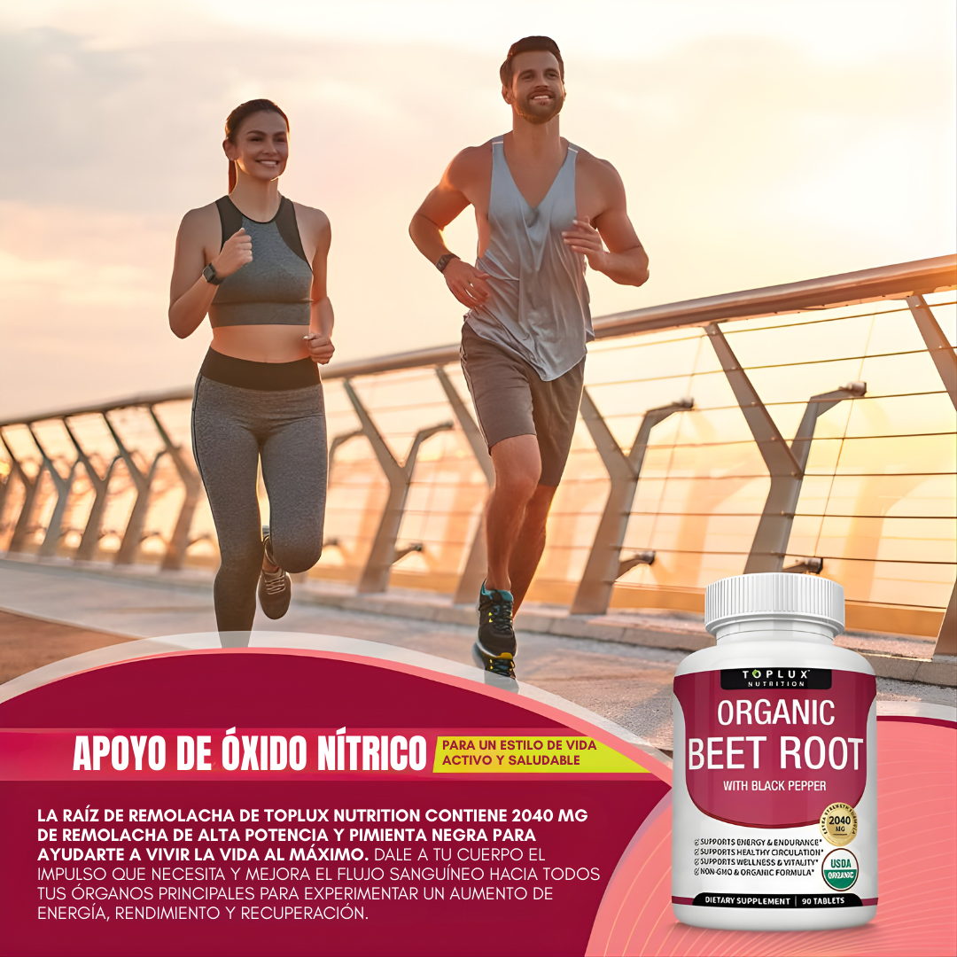 BEET ROOT – Energía natural, mejor circulación y apoyo al rendimiento físico