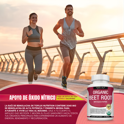 BEET ROOT – Energía natural, mejor circulación y apoyo al rendimiento físico