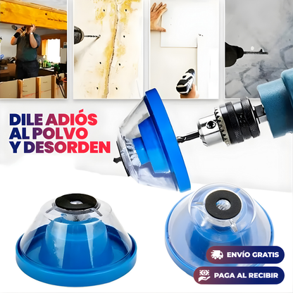 RECOGE POLVO TALADRO – Taladra sin ensuciar ni un gramo