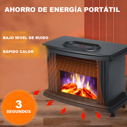 CALEFACTOR FLAME HEATER – Calor envolvente, efecto llama decorativo y confort inmediato