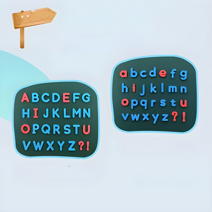 KIT DE LETRAS METÁLICO — Aprende, crea y construye jugando