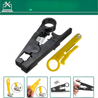 KIT DE HERRAMIENTAS DE REDES – Instalación precisa, reparación práctica y trabajo técnico profesional