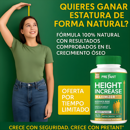 HEIGHT INCREASE – Apoyo nutricional diario, bienestar integral y desarrollo saludable