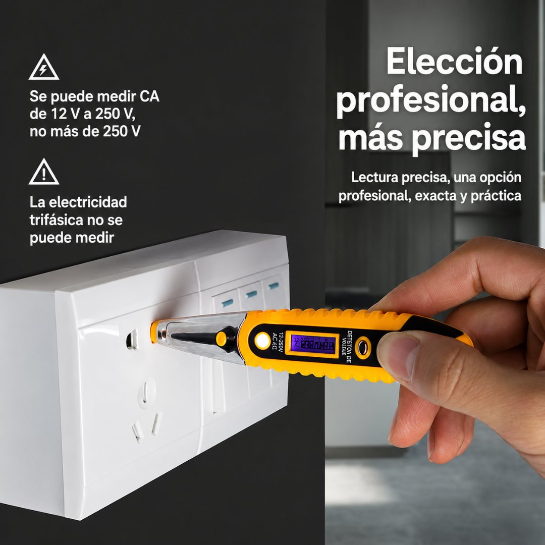 BOLÍGRAFO ELÉCTRICO — El problema no es el cable. Es no detectar el voltaje a tiempo.