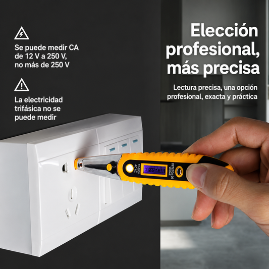 BOLÍGRAFO ELÉCTRICO — El problema no es el cable. Es no detectar el voltaje a tiempo.