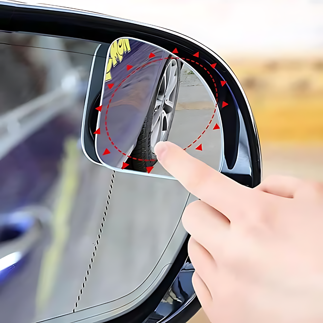 PAR DE ESPEJOS PUNTO CIEGO (PACK x2) – Mayor visibilidad lateral, maniobras más seguras y control total al conducir