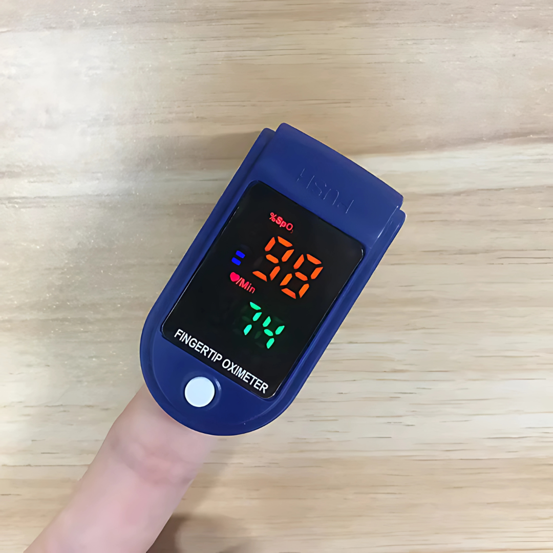 OXÍMETRO DE PULSO DIGITAL PORTÁTIL – Mide tu oxígeno y frecuencia en segundos