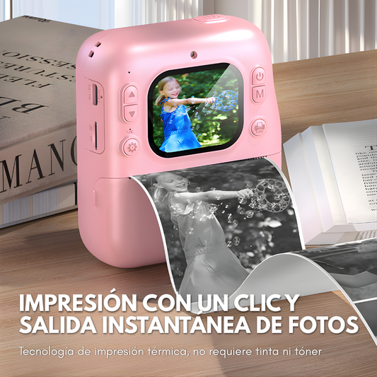 CÁMARA INSTANTÁNEA – Captura momentos únicos, imprime recuerdos y revive emociones al instante