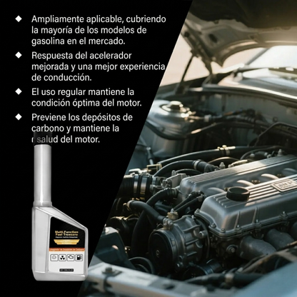 LIMPIADOR DEL SISTEMA DE COMBUSTIBLE — Evita daños costosos con una limpieza profunda