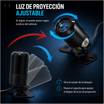 PROYECTOR DE ALAS MOTO - Lujo visual sobre ruedas