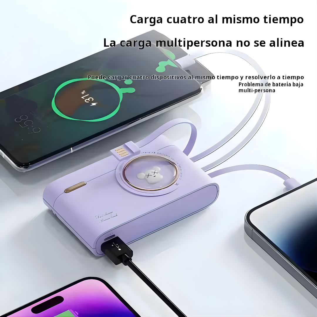 BATERÍA EXTERNA O CARGADOR PORTÁTIL – Energía disponible en cualquier momento y lugar