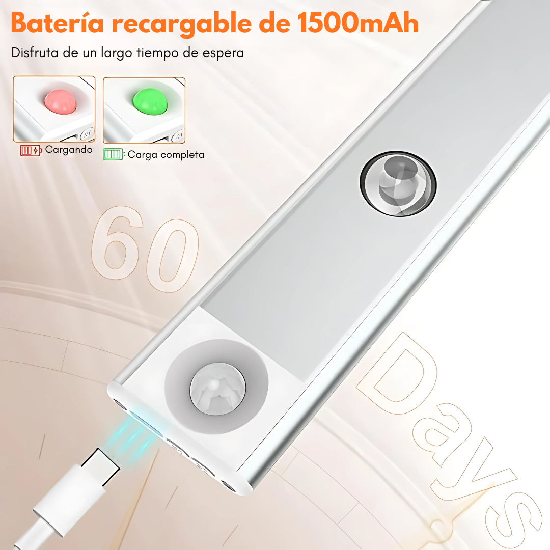 LUZ LED CON SENSOR DE MOVIMIENTO – Iluminación práctica y automática para tu hogar