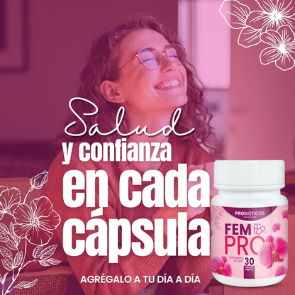 FP PV — Probióticos femeninos para equilibrio íntimo, frescura y bienestar diario