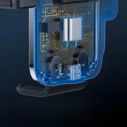 SOPORTE AUTOMÁTICO PARA AUTO CARGA INALÁMBRICA – Sujeción inteligente, carga sin cables y conducción más segura