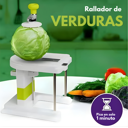 PICADOR MANUAL DE VERDURAS 5 EN 1 – Corta, rebana y prepara con precisión profesional