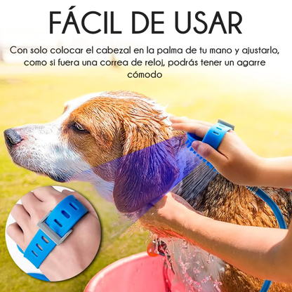 MANGUERA CEPILLO BAÑO PARA PERRO – Baños fáciles, rápidos y sin desastres