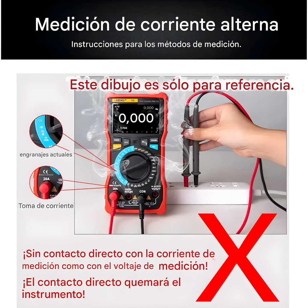 MULTÍMETRO DIGITAL ANENG DM 859 – Medición precisa, diagnóstico confiable y control total en cada prueba