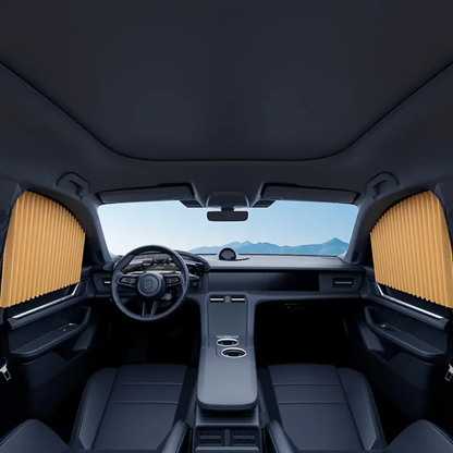 PAR DE CORTINAS PARA AUTO – Protección solar, privacidad y confort en cada viaje