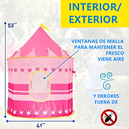 CARPA ESTILO CASTILLO – Diversión mágica, imaginación sin límites y un espacio único para los más pequeños
