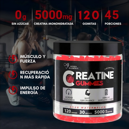GOMITAS DE CREATINA – Fuerza diaria, rendimiento práctico y energía sin mezclas