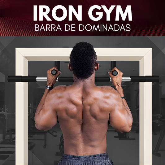 IRON GYM BARRA DE DOMINADAS – Entrena en casa, fortalece tu cuerpo y mejora tu rendimiento sin salir