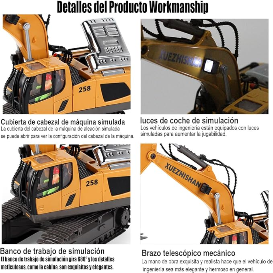 EXCAVADORA DE CONTROL REMOTO — Para el niño que tienes en casa y para el que aún vive en ti
