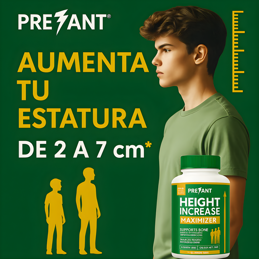 HEIGHT INCREASE – Apoyo nutricional diario, bienestar integral y desarrollo saludable